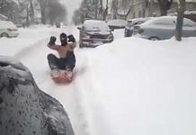 Pogledajte kako se Zemunci bore sa hladnoćom (VIDEO)