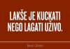 LAKŠE JE KUCKATI NEGO LAGATI UŽIVO! Besni Gliston (POSTERI)