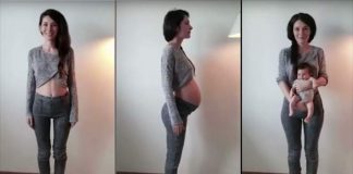 9 MESECI U 20 SEKUNDI: Snimila je telo kroz razne faze trudnoće, a izazvala GNEV DRUGIH ŽENA!
