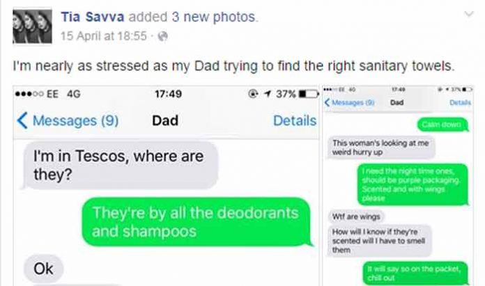 Ćerka poslala tatu po uloške, a njegovi zbunjeni SMS-ovi će vas do suza zasmejati