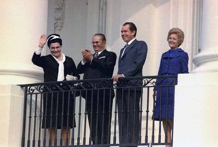 Tito i Ričard Nikson u Beloj Kući 1971. godine.