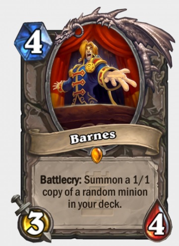 HEARTSTONE: One Night In Karzahan cards! Barnes