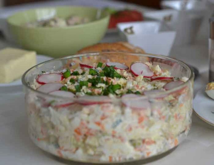 Posna ruska salata