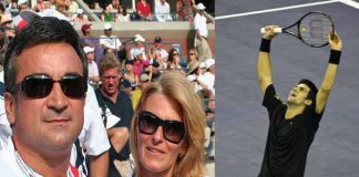 By Gavin Zau - originally posted to Flickr as Champion, CC BY-SA 2.0, https://commons.wikimedia.org/w/index.php?curid=5227737 & By Boss Tweed - Flickr: Novak Djokovic's Parents at the 2007 US Open, CC BY 2.0, https://commons.wikimedia.org/w/index.php?curid=17371337