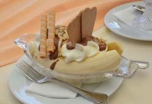 Recept za banana split Banana split