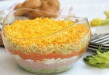 Recept: Mimoza salata