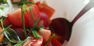 Šopska salata, salata, paradajz, paprika, luk, recept, pixabay