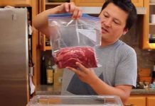 Evo kako da vakumirate meso bez ikakvog aparata